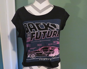 Custom-Cut Back to the Future T-Shirt size Large