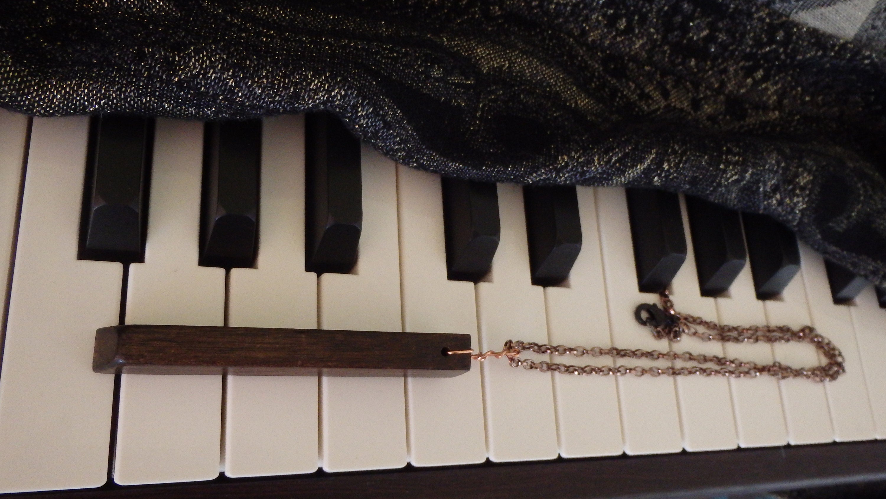 Antique Grand Piano Keys