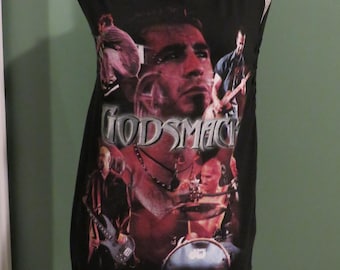 Vintage GodSmack Band Custom-Cut T-Shirt with Side-Ties size S/M