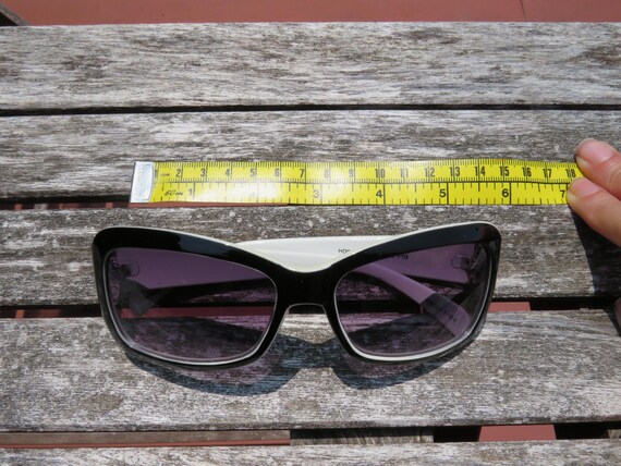 Retro over sized black and white Sunglasses Oversized Vintage Retro Party Raver KUSH SUN GLASSES Large  main image 2