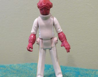 Vintage 1980's Star Wars Admiral Ackbar Figure 1:18 Scale 3.75"