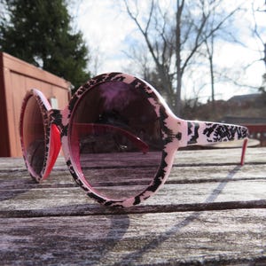 Round White Sunglasses - Etsy display picture 2