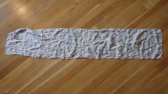 Vintage 1980's Liz Claiborne Tan Scarf - image 6