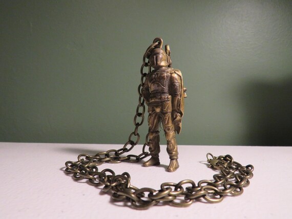 Vintage 90's Boba Fett Star Wars Necklace View 3