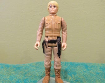 Vintage 1980's Star Wars Luke Skywalker Bespin Figure 1:18 Scale 3.75"