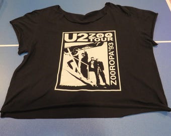 Vintage 90s U2 Achtung Zooropa Band T-shirt, XL - Etsy