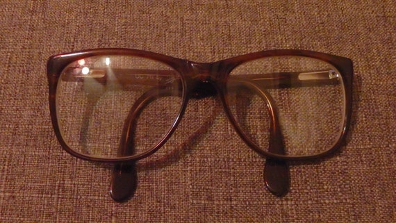 Vintage 1980's Oleg Cassini Chocolate Eyeglasses … - image 4