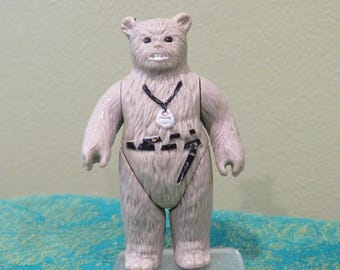 Vintage 1980's Star Wars Ewok Chief Chirpa Figure 1:18 Scale 3.75"