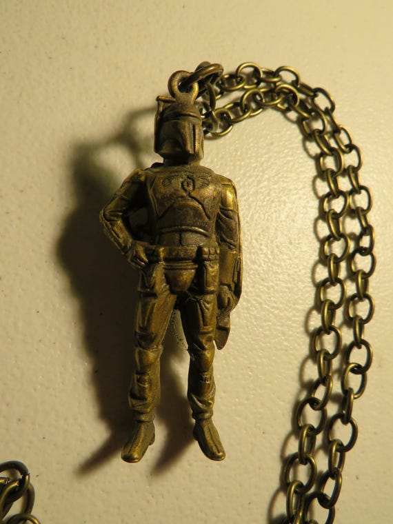 Vintage 90's Boba Fett Star Wars Necklace View 5