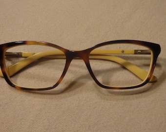 Vintage 90's Ralph Lauren Rectangle Tortoise Shell Tapioca Frames