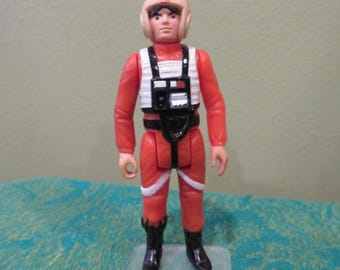 Vintage 1970's Star WarsLuke Skywalker X-Wing Pilot Figure 1:18 Scale 3.75"