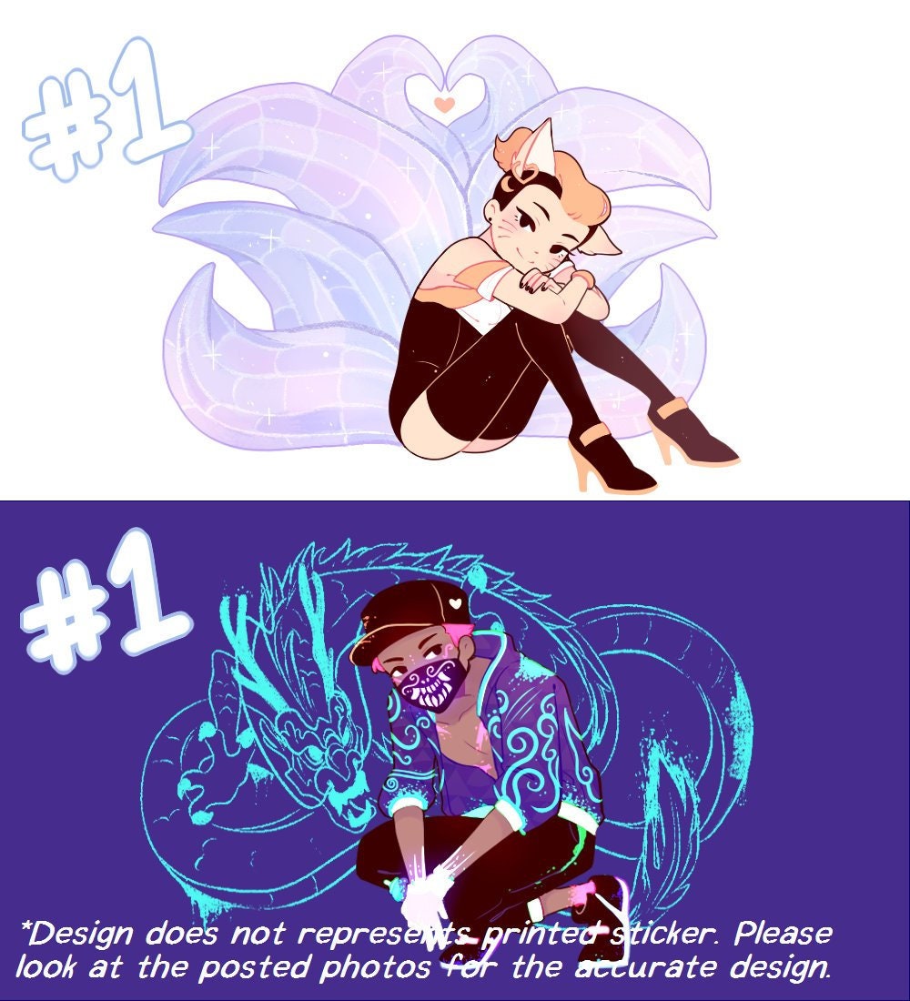 Daregare Stickers KDA, Patreon Exclusive, and More - Etsy Ireland