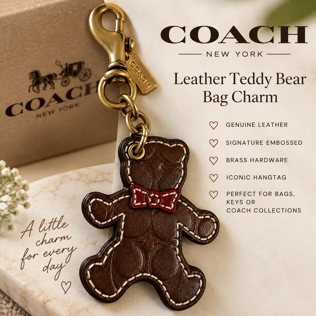 Coach Bear Charm - Etsy