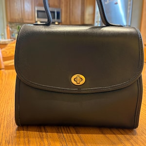 Vintage Coach Bag Top Handle - Etsy