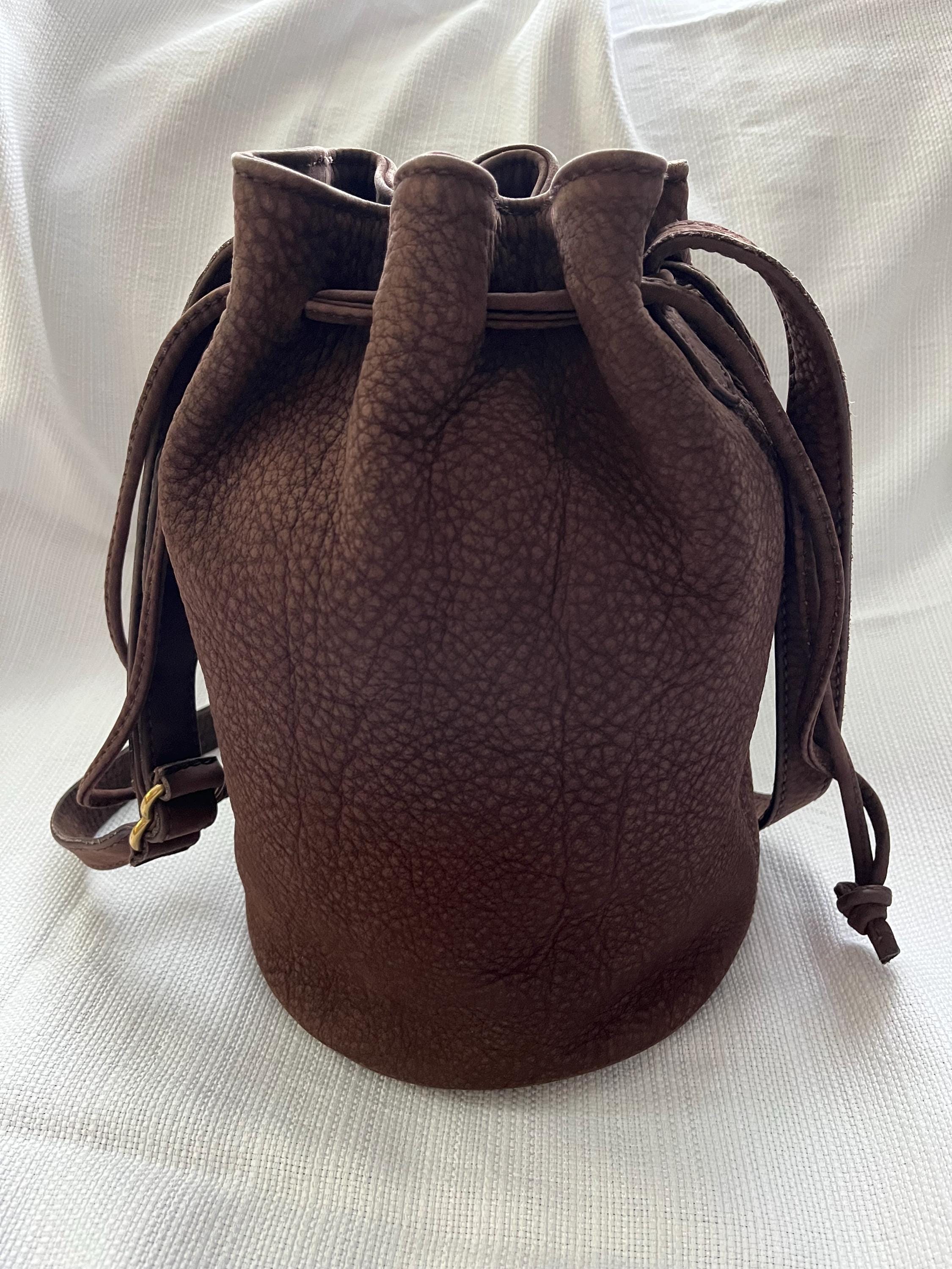 Vintage Coach 4931 Sonoma Nubuck Small Drawstring Bucket 90s