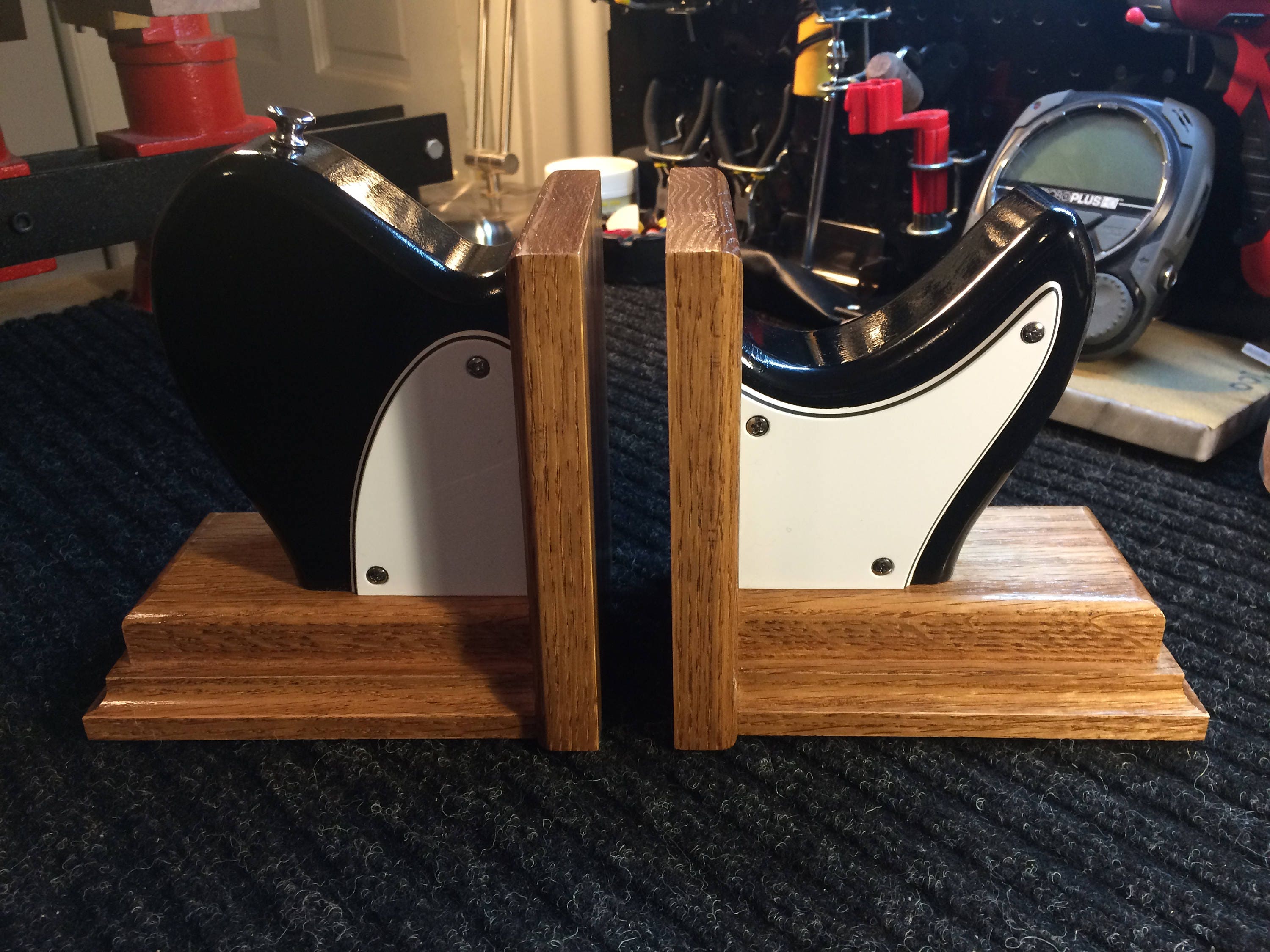Guitar Bookends Etsy