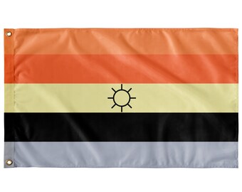 Solarian Pride Wall Flag | Single-Reverse | 36x60" | Gender Identity