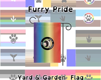 Choose Your Furry Pride Flags  | Single Or Double-Sided | 2 Sizes  | Avians/Featheries, Cetaceans, Furries, Scalies