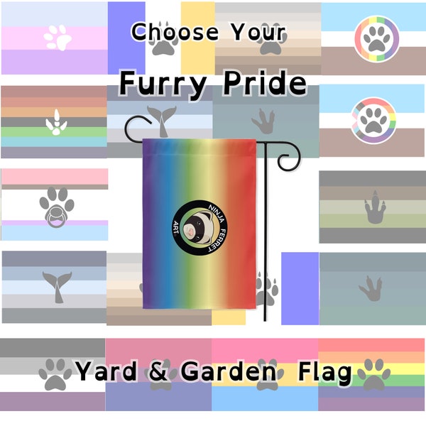 Choose Your Furry Pride Flags  | Single Or Double-Sided | 2 Sizes  | Avians/Featheries, Cetaceans, Furries, Scalies