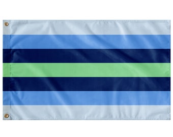 Boyflux Pride Wall Flag  | Single-Reverse | 36x60" | Gender Identity
