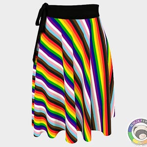 Gonne avvolgenti Pride / Scegli la tua combinazione di colori: scozzese, argyle, righe e sfumature / Abbigliamento e accessori / LGBTQIA2S+ Pride