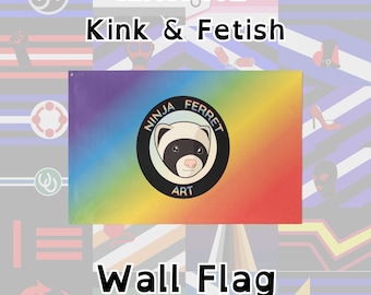 Choose Your Fetish Wall Flags | Single-Sided | 4 Sizes | Kink and Fetish