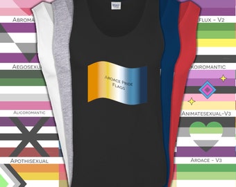 Aro Ace Pride Unisex Tank Tops | Aromantic/Asexual Spectrum | LGBTQIA