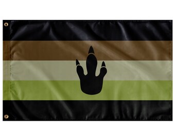 Scaly Pride Wall Flag - Version 2 |  Single-Reverse | 36x60"