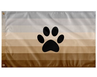 Furry Pride Wall Flag - Version 3 |  Single-Reverse | 36x60"