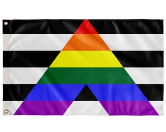 Ally Wall Flag - Rainbow | Single-Reverse | 36x60" | LGBTQIA2S+ and Ally