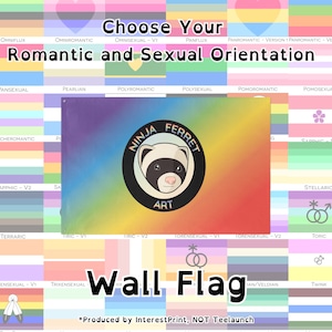 Orientation Pride Wall Flags | Single-Sided | 5 Sizes | 2SLGBTQIA