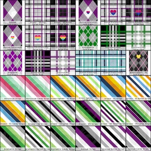 Faldas cruzadas Pride / Elige tu combinación de colores: cuadros, rombos, rayas y degradados / Ropa y accesorios / Orgullo LGBTQIA2S+ imagen 7