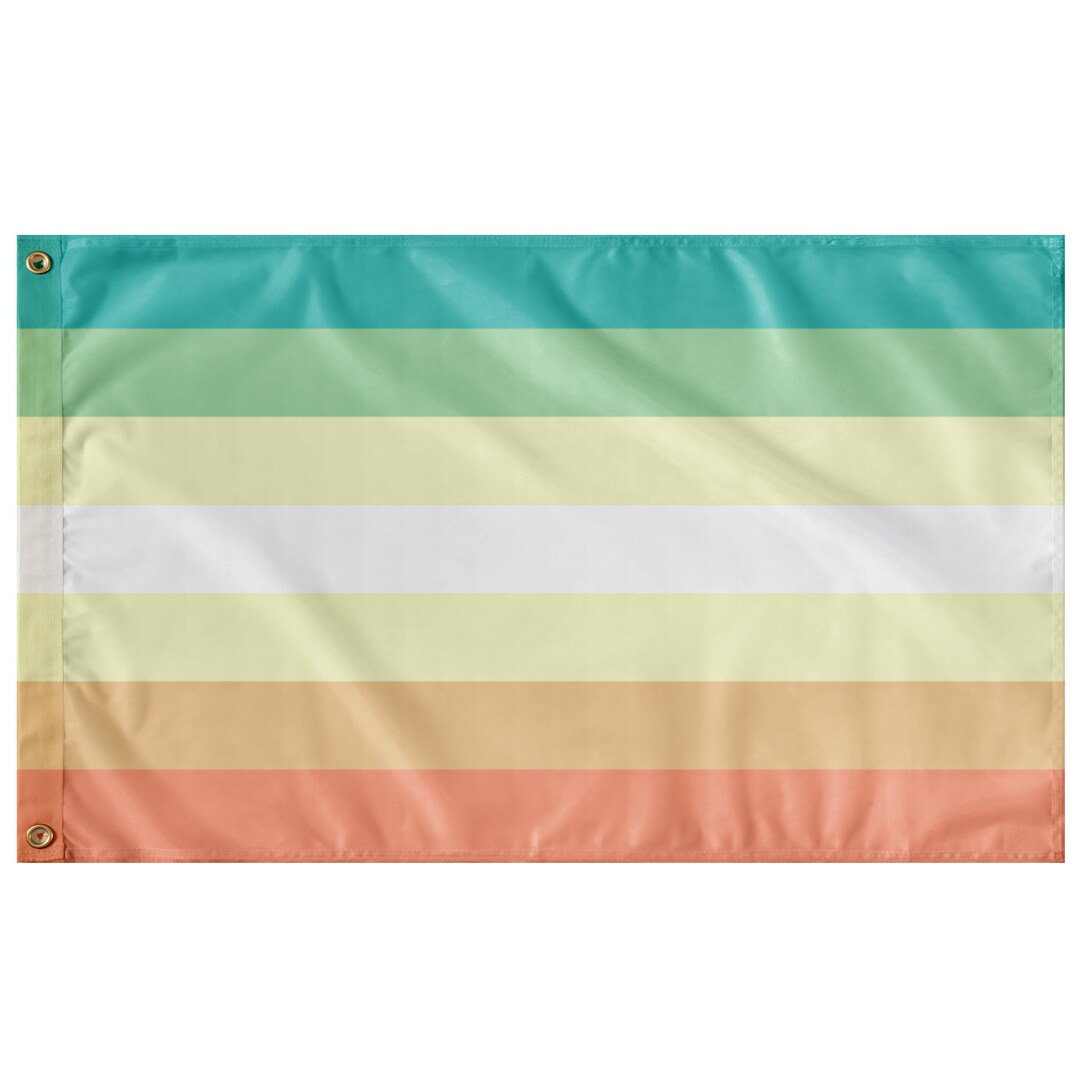 Genderfloren Pride Wall Flag Singlereverse 36x60 Etsy