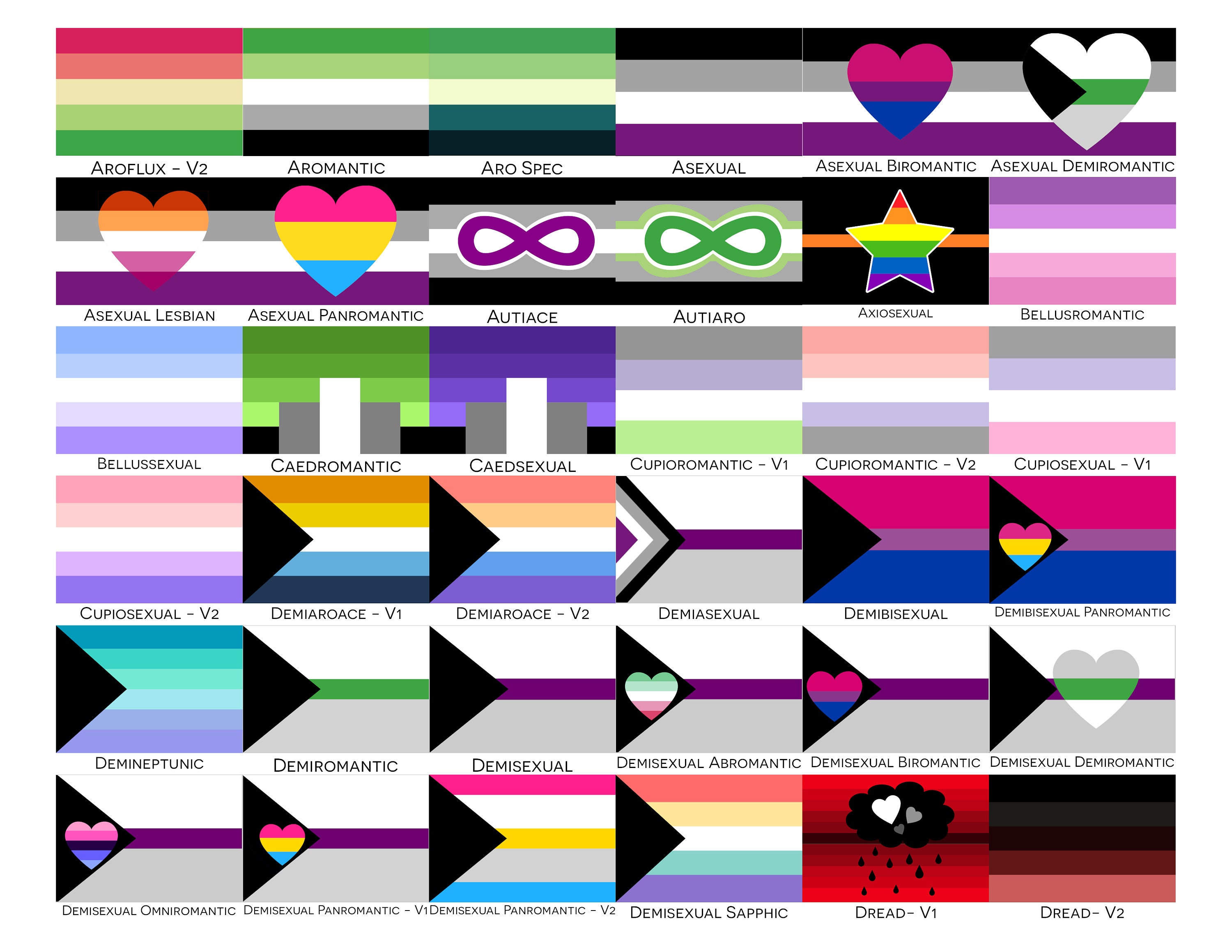 Choose Your Aroace Pride Wall Flags All-over-print 5 Sizes - Etsy