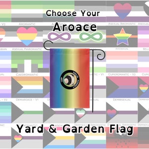 Choose Your Aroace Pride Flags  | Single Or Double-Sided | 2 Sizes | Aromantic And Asexual Spectrum