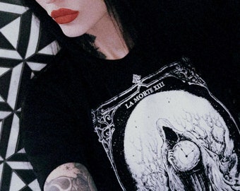 Death Clock T-Shirt • Goth Occult Fashion, Unisex Tee