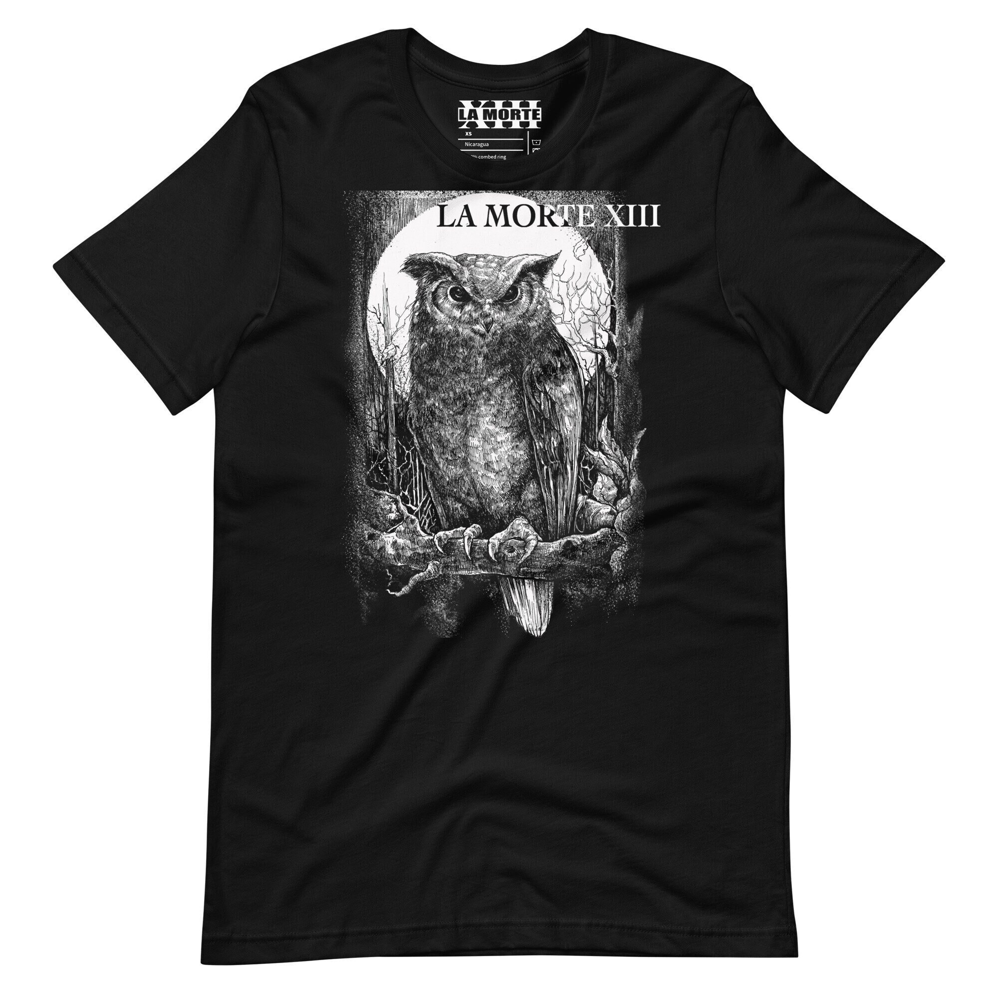 Nightstalker Owl T-Shirt • Goth Witchy Fashion, Unisex