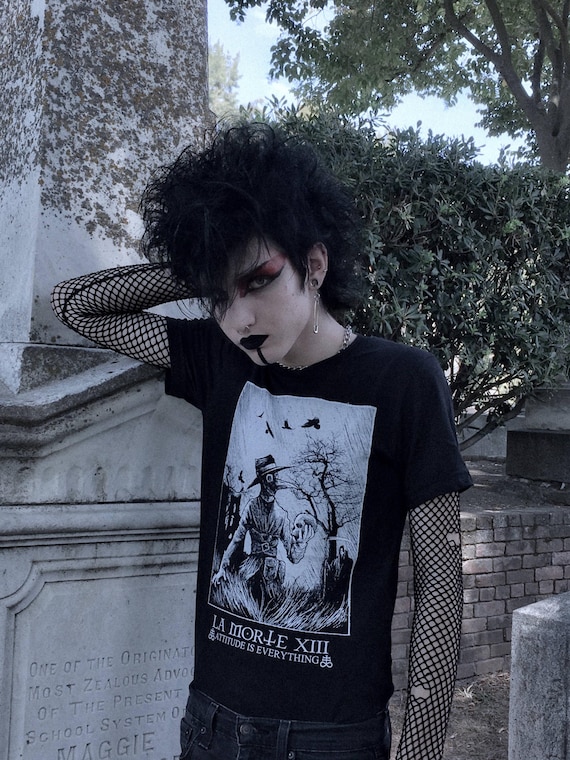 Plague Doctor • Occult Fashion • Goth Style • Witchy • Gender Neutral • Unisex T-Shirt • Tee Top • Street Wear • La Morte XIII