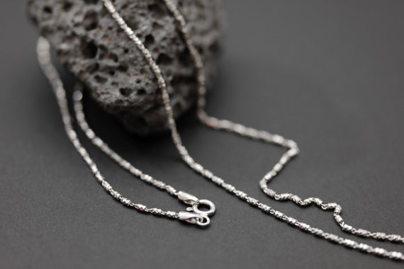 16/18/20/24/30 Inch Solid .925 Sterling Silver Tube Brite