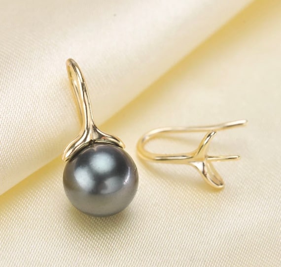 Wholesale Silver Half Drilled Pearl Hook Finding