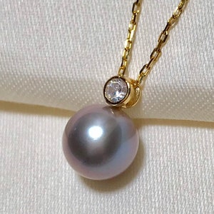 925 Sterling Silver Pearl Pendant Mounts with Cubic Zirconia, DIY Jewelry Bail Settings for Half Drilled Beads,Jewelry Craft Supply (436-NF)