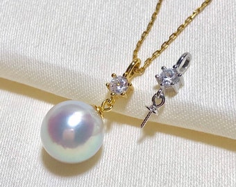 Sterling Silver 925 Bail with Peg Dangle Pearl Drilled Bead Pendant Holder Sterling Silver 925 Bail with Peg Dangle Pearl Drilled Bead Pendant Holder