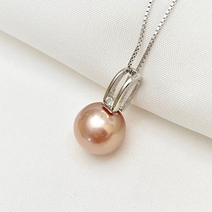 Sterling Silver Pearl Pendant Bail with CZ: DIY Pearl Mount Finding
