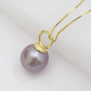925 Sterling Silver OR Gold Vermeil Pearl Pendant Bail Settings: DIY Peg Jewelry Finding for Half Drilled Pearls, Craft Mountings (5040-NF)