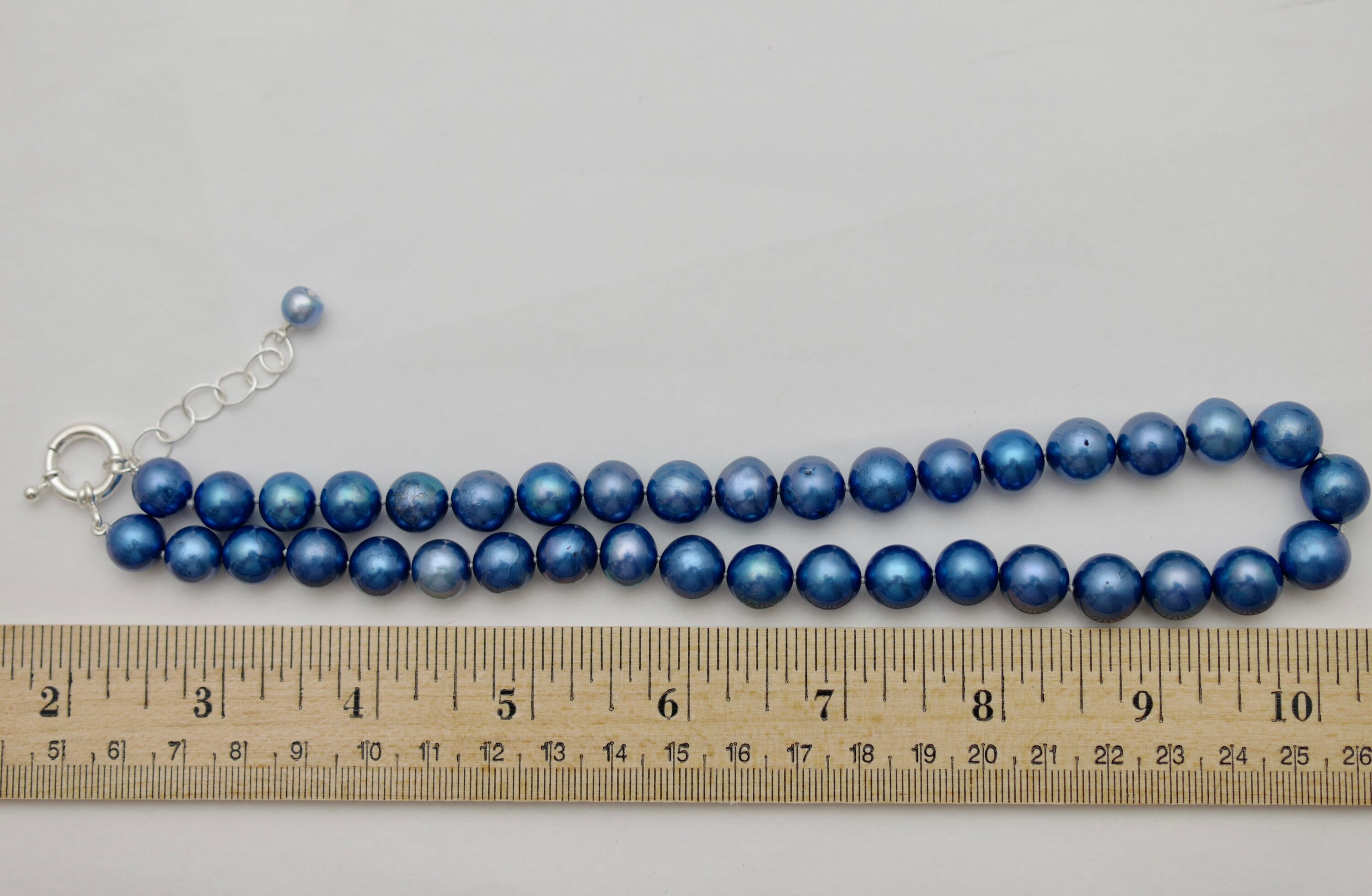 ★SENTIMENTS★ ESSENTIAL NO.2 BLUE PEARL NECKLACE 925 SILVER Amazon.com: Jessica Luu Jewelry Light Blue Pearl Necklace