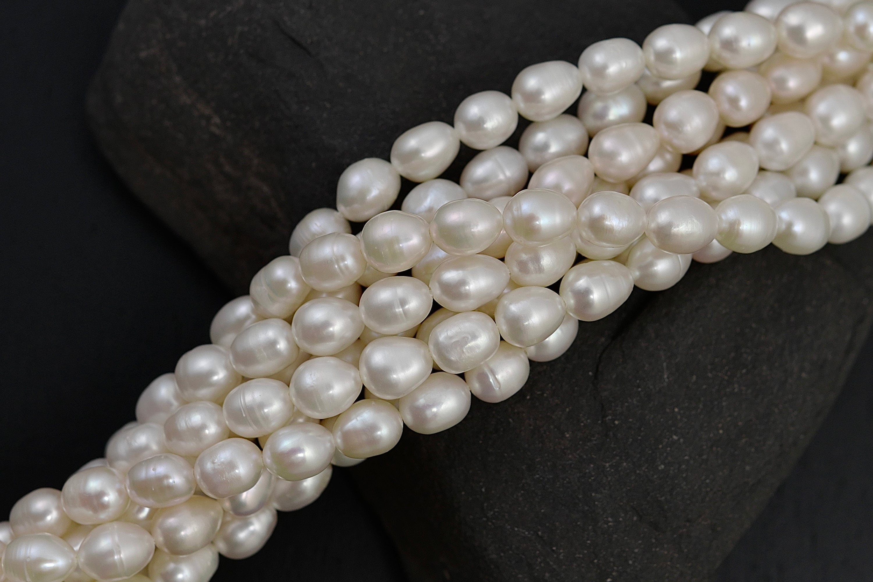 ブレスレット LESS IS MORE oval pearl necklace il_fullxfull.