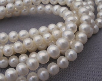 10x12 mm AA Natural White Rice Oval Freshwater Pearl Beads Genuine Natural  Color Smooth Freshwater Pearls 31 Beads #1540