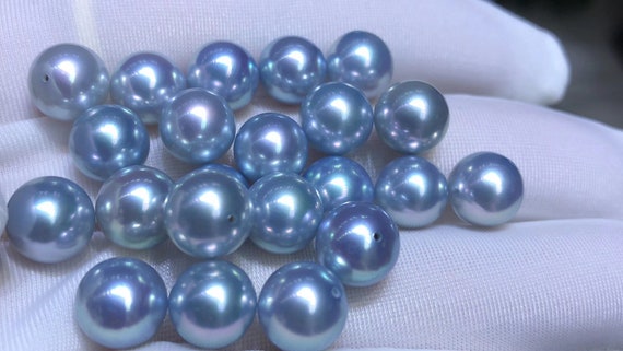 Pc,genuine AAAA Natural Blue Shade 100% Japanese Akoya