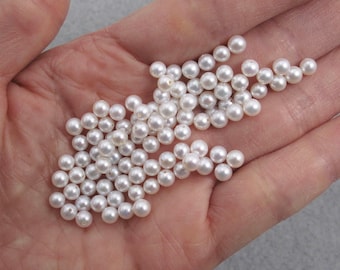 2-2.5mm Seed Pearl, Smallest Freshwater Pearl, Tiny Pearls, Potato Seed  Pearls, Genuine Culture Pearl Beads, Seed Pearl Wholesale, FS300-WS 