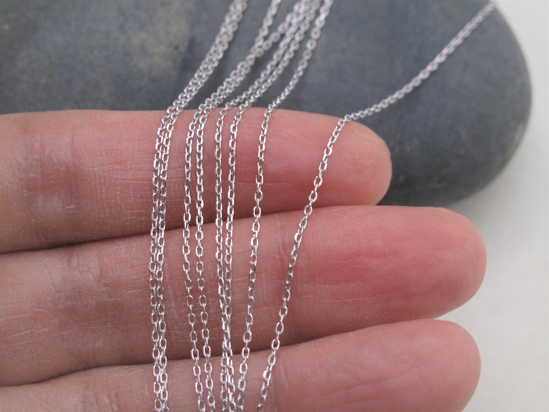 Sterling Silver Cable Chain Necklace: High Shine, 18 Inch (643-NK) - Etsy
